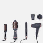 Hairitage Ceramic Volumizing Blow Dryer Brush for Curling and Straightening