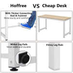 Hoffree 43 inch Computer Desk Home Writing Desk Office Furniture Computer Table Study Writing Table Workstation Modern Simple PC