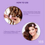 Expressions 24pc Heatless Curling Pods - Silicone Hair Rollers For No Damage Heatless Curls, Heatless Curlers Value Pack,
