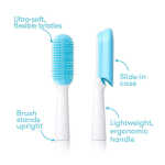 Frida Baby Fine or Straight Hair Detangling Kids Brush, Detangles Knots Without Tears or Breakage
