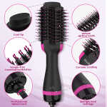DEISNGB Professional Hair Dryer Brush, Hot Air Brush, One Step Hair Dryer & Hot Air styler for Hair Salon, Blowing