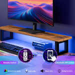 Fairy L Shaped Gaming Desk, 43in Computer Desk with Charging Port (Black)