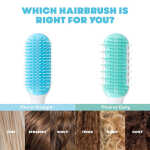 Frida Baby Fine or Straight Hair Detangling Kids Brush, Detangles Knots Without Tears or Breakage