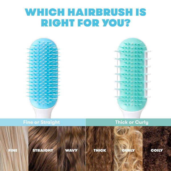 Frida Baby Fine or Straight Hair Detangling Kids Brush, Detangles Knots Without Tears or Breakage