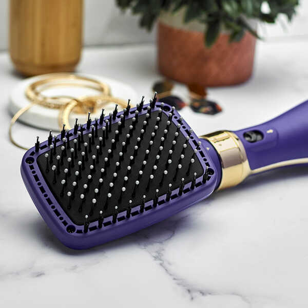 Hot Tools Pro Signature One-Step Paddle Hair Dryer and Styler, Purple