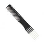 MANNYA Professional Fine-tooth Metal Pin Hairdressing Portable Hair Styling Rat Tail Comb