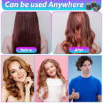Hair Rollers set, Self Grip Hair Rollers for Long Medium Short Hair, ELASO Jumbo Large medium Hair Curlers