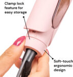 L'ange Hair Le Titane 2-in-1 Titanium Flat Iron Hair Straightener and Curler
