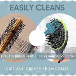 2 in 1 Comb Cleaning Brush Hair Brush Cleaner Tool Hair Brush Remover Rake Hair Brush Cleaning Tool Removing Hair Dust Home and