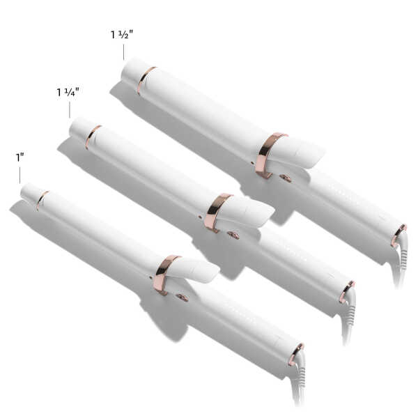 T3 SinglePass Curl X 1.25" Extra-Long Barrel Curling Iron with 9 Heat Settings and Ceramic Barrel for Fast Styling and Lasting