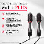 Revlon One-Step Volumizer PLUS Hair Dryer and Hot Air Brush, Black