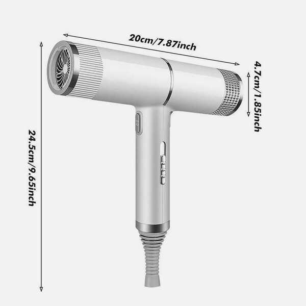 Professional 2500W Ionic Hair Dryer with Diffuser &ndash High-Speed, Lightweight Blow Dryer for Women, Fast Drying, Anti-Frizz &