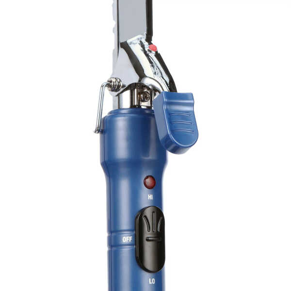 Conair Curly Curls Professional 0.75" Titanium Spring Hair Curling Iron, Blue, CD35N