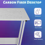 YRLLENSDAN L Shaped Computer Desk, Corner Desk Gaming Table Computer Desk L Shaped Desks Gaming Desks with Large Desktop for