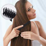 NOGIS 6 Pcs Portable Travel Folding Comb Brush Combo Compact Foldable Hair Brush Pocket Size Comb Double Headed for Women Men