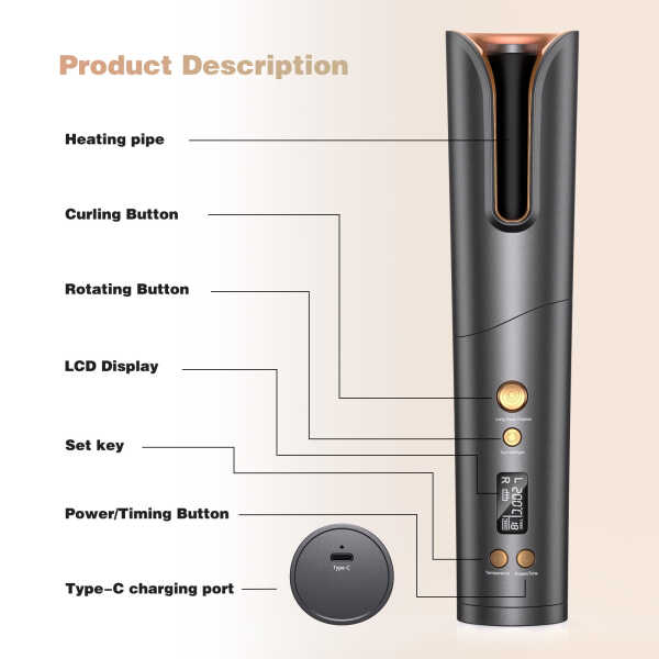 NEXPURE Curler 2 in 1 Flat Iron Curling Iron in One for Curl Wave Straighten Hair