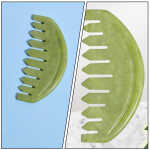 Massage Comb Crimper Hair Tool Body Scraping Jade Hairbrush Scraper Head Board Scalp Combs Man
