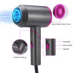 Hairspower Ionic Hair Dryer - Powerful 1800W, Frizz-Free Technology, Travel-Friendly Design
