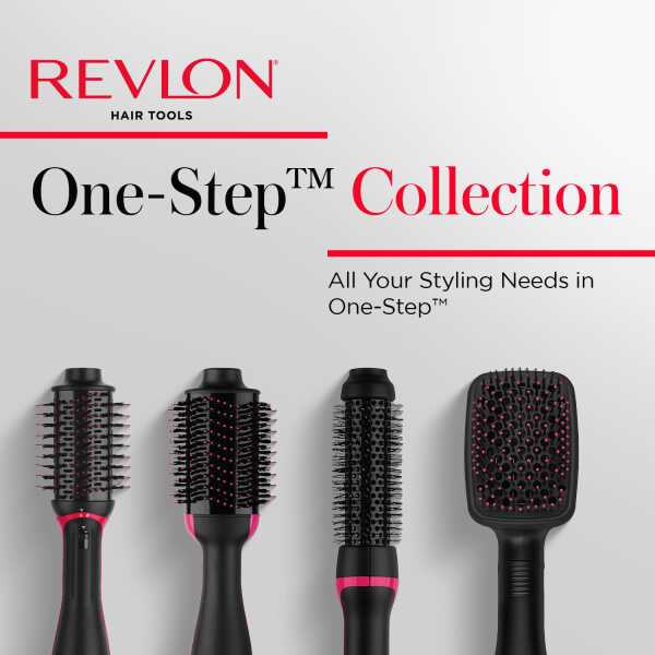 Revlon One-Step Volumizer PLUS Hair Dryer and Hot Air Brush, Black