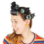 Electric Hot Roller Clip Replacements for Hair Styling (2 Inches, Black, 24 Pack)