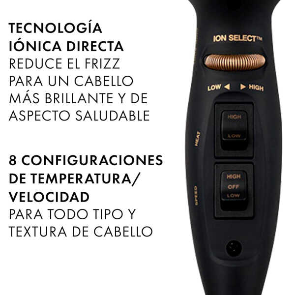 Hot Tools Black Gold Turbo Ionic Salon Dryer - Black