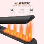 NEXPURE Professional 1" Flat Iron 2 in 1 Hair Straightener & Curling Iron Salon Styling Tool