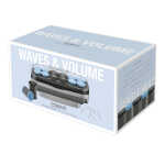 Conair Professional Jumbo and Super-Jumbo Ceramic Hot Hair Rollers, 12 Piece Set, Blue, CHV14XR