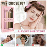 Tivlon Heatless Hair Curls, Heatless Curling Rods, No Heat - No Perm - No Damage to Hair - Overnight Curls Blowout, Heat Free