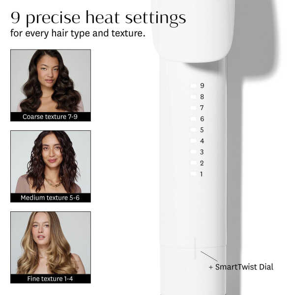 T3 SinglePass Curl X 1.25" Extra-Long Barrel Curling Iron with 9 Heat Settings and Ceramic Barrel for Fast Styling and Lasting