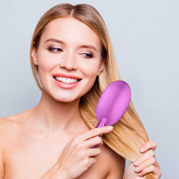Abaima 7 Pcs Hair Brush and Comb Set Round Brush Paddle Brush Detangle Hair Brush and Combs Wet Dry Brush for Women Men Hair