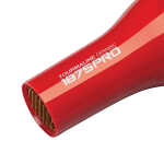 KISS Red Tourmaline Ceramic Hair Dryer with 4 Additional Styling Attachments, 1875 Watts, Red