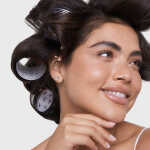Kitsch Ceramic Thermal Compact 8-Piece Hair Rollers, Black