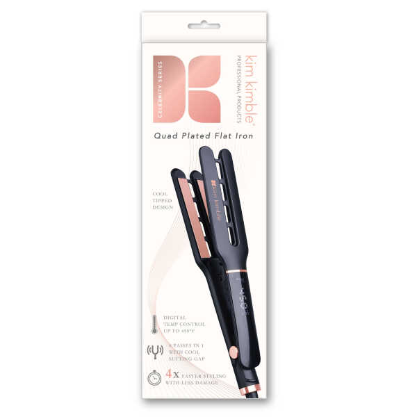 Kim Kimble Quad plated Cooling Flat Iron