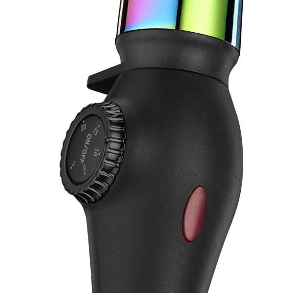 INFINITIPRO BY CONAIR Rainbow Titanium 1.25-Inch to 3/4-Inch Tapered Curling Wand CD353