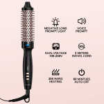 Terviiix 1.5" Thermal Brush, Ceramic Tourmaline Ionic Hair Curling Wand