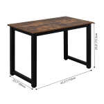 Ktaxon Wood Computer Desk PC Laptop Study Table Workstation Home Office Furniture