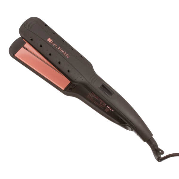 Kim Kimble Infrared Professional 2" Ceramic Tourmaline Flat Iron Hair Straightener, Black