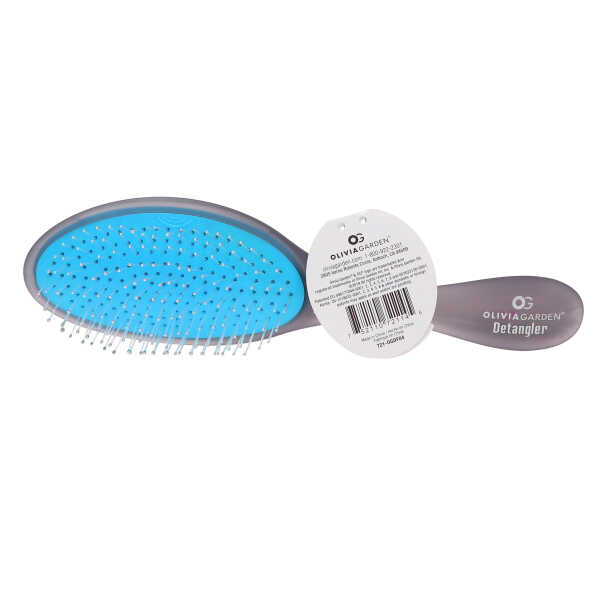 Olivia Garden OG Brush Detangler, removable cushion, scalp hugging shape massages the scalp, for wet or dry hair, for women, men