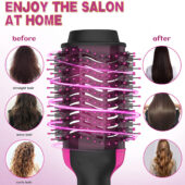 DEISNGB Professional Hair Dryer Brush, Hot Air Brush, One Step Hair Dryer & Hot Air styler for Hair Salon, Blowing