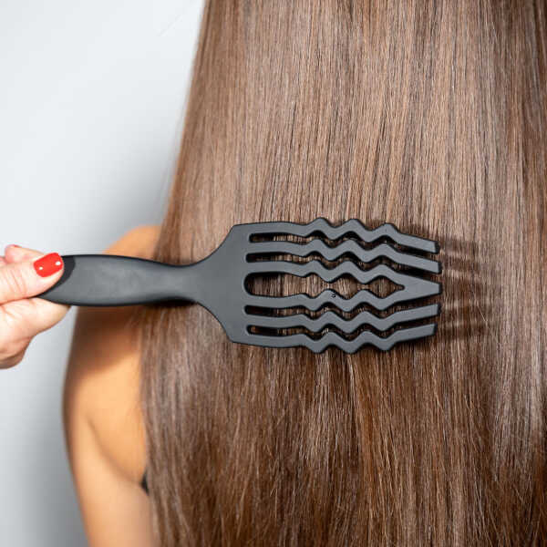 Jose Eber: Professional Series - Detangler Brush - 100% Natural Boar Hair With Nylon Bristle, Reduces Breakage, For All