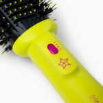 3in1 Blowout Brush Styling Tool - Round Volumizing Blowout Brush, 3 Temp Settings, Professional Salon Quality Tool Hot Brush,