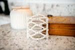 Zumma 3.5 inch Non-Damaging Stretch Comb for Women, White Pearl