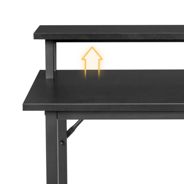 Ktaxon 66" Wood L-Shaped Computer Gaming Desk Corner PC Latop Table Study Office Workstation Black