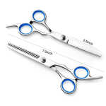 SUPTREE Professional Hair Cutting Scissors Tools for Women Men, 10 PCS Haircut Kit Scissors for Cutting Hair