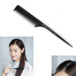 MANNYA Professional Fine-tooth Metal Pin Hairdressing Portable Hair Styling Rat Tail Comb