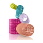 Conair Classic Volumizing Hair Self Grip Rollers, Assorted Sizes, Neon Colors, 31 Ct