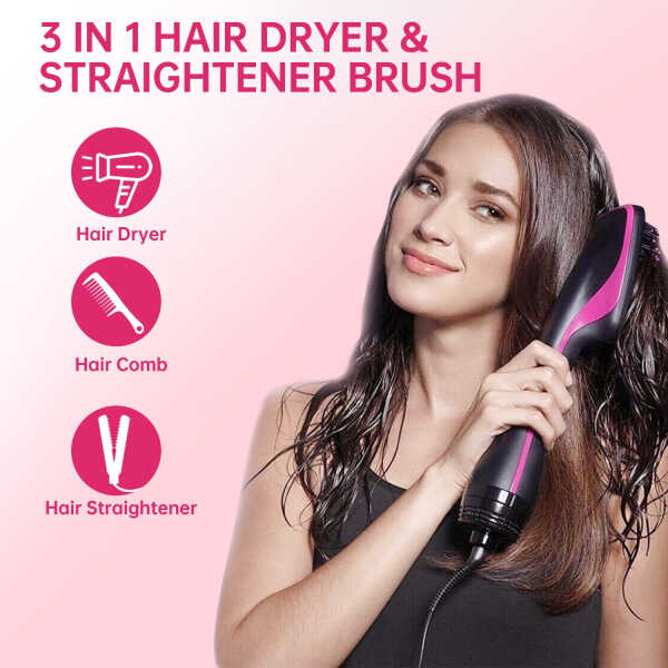 Morfone Hair Dryer and Blow Dryer Brush in One, Hair Dryer and Styler Volumizer with Negative Ion, Hair Styler for Smooth,