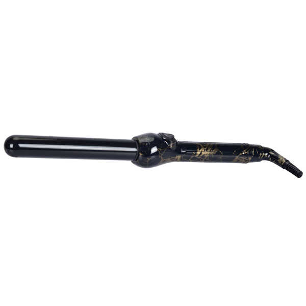 Jose Eber: Clipless Curling Iron 1" (25mm) - Black Marble - Professional Tourmaline Ceramic Barrel, Wand Styling Tool, Ion