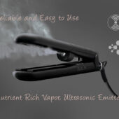 Kim Kimble 1&rdquo Conditioning Vapor Infused Flat Iron &ndash Special Ceramic Dual Heat Setting, Strengthens & Adds Volume to