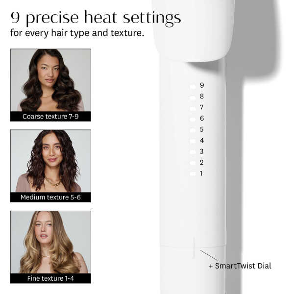 T3 SinglePass Curl X 1.25" Extra-Long Barrel Curling Iron with 9 Heat Settings and Ceramic Barrel for Fast Styling and Lasting